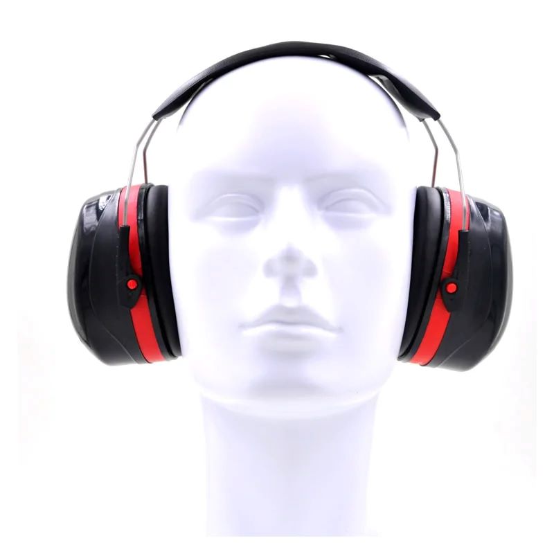 Ear Muff Foldable - ป้องกันเสียงรบกวนหัวปรับ Earmuffs พับ NRR 30dB ฉนวนกันความร้อนป้องกันหูสําหรับทํางานศึกษายิงป้องกันการได้ยิน
