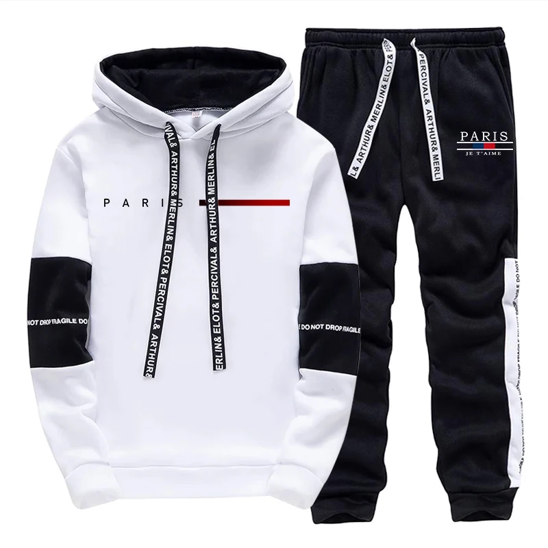 Winter Clothing For Men - ชุดวอร์มผู้ชาย แฟชั่นลำลอง เสื้อฮู้ดสำหรับกิจกรรมกลางแจ้ง กีฬา วิ่งจ๊อกกิ้ง เสื้อผ้าผู้ชาย