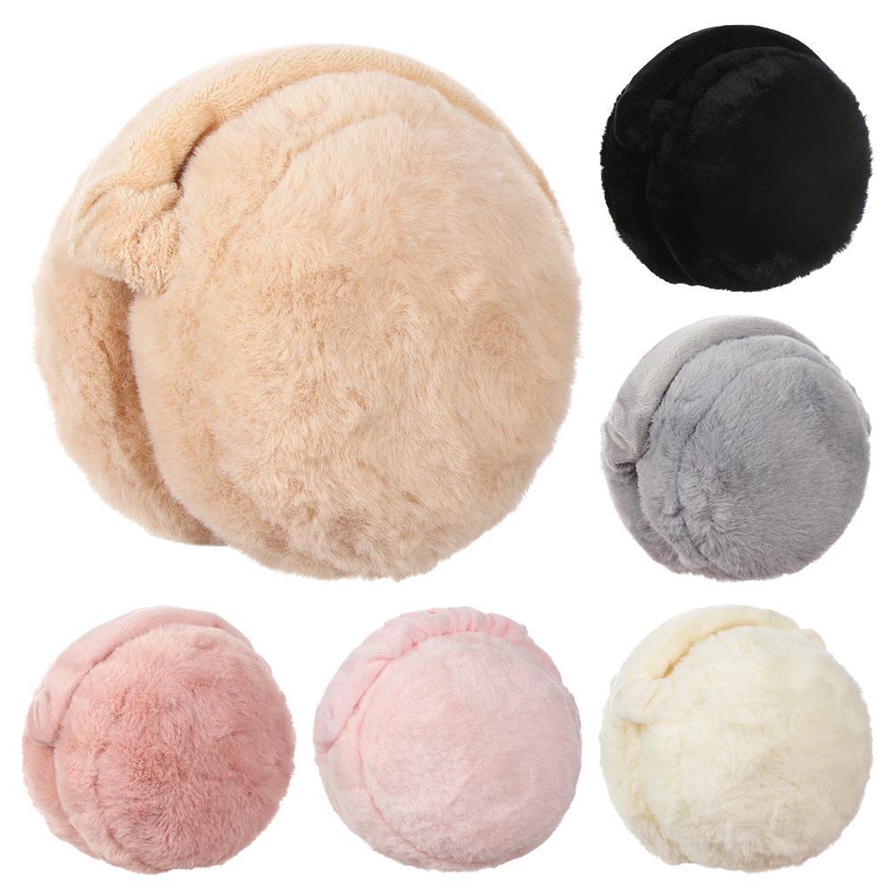 Ear Muff Foldable - ที่ปิดหูแบบพับได้สำหรับผู้หญิง ป้องกันความหนาว สีพื้น