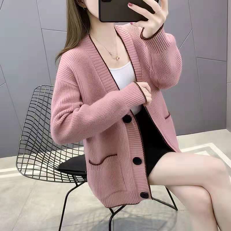 Winter Clothing Sale Women - เสื้อคาร์ดิแกนสำหรับผู้หญิง ฤดูหนาว 2025 ให้ความอบอุ่น สไตล์ฮาราจูกุ เทรนด์เกาหลี
