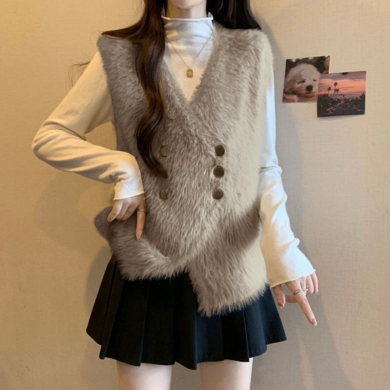 เสื้อกั๊กถักสำหรับผู้หญิง เสื้ - Winter Clothing Sale Women บทวิจารณ์และราคา