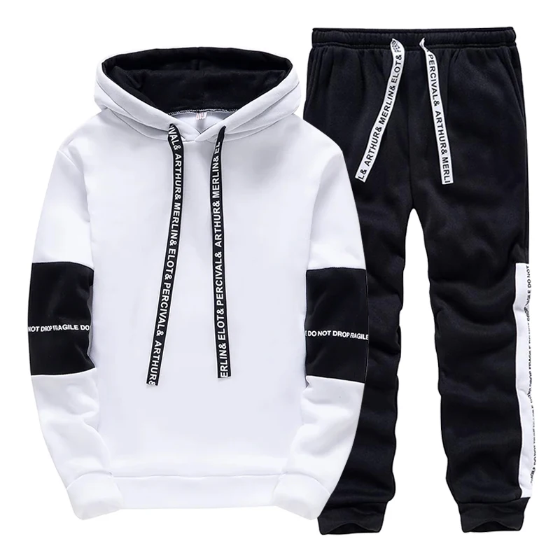 ชุดวอร์มผู้ชายสีขาวดำ แฟชั่นลำ - Winter Clothing For Men บทวิจารณ์และราคา