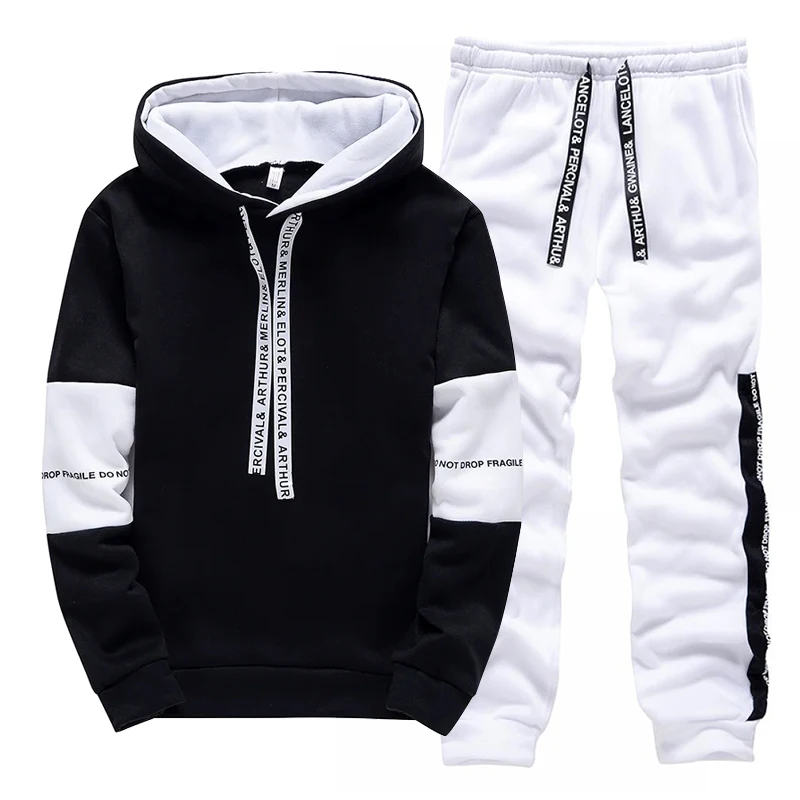 ชุดวอร์มผู้ชายสีขาวดำ แฟชั่นลำ - Winter Clothing For Men บทวิจารณ์และราคา