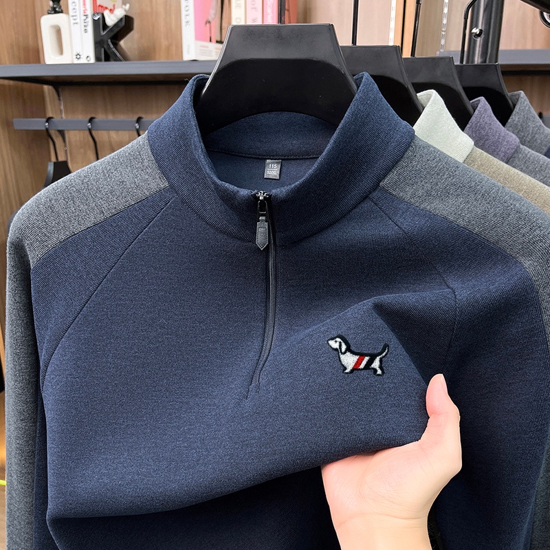 เสื้อยืดคอเต่าซิป 1/4 ลายพิมพ์ - Winter Clothing For Men บทวิจารณ์และราคา