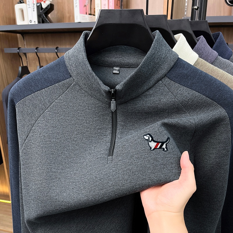 เสื้อยืดคอเต่าซิป 1/4 ลายพิมพ์ - Winter Clothing For Men บทวิจารณ์และราคา