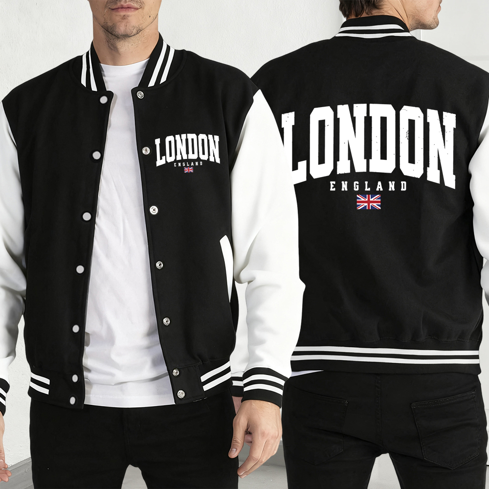 เสื้อแจ็คเก็ตผู้ชายลายธงชาติอั - Winter Clothing London บทวิจารณ์และราคา
