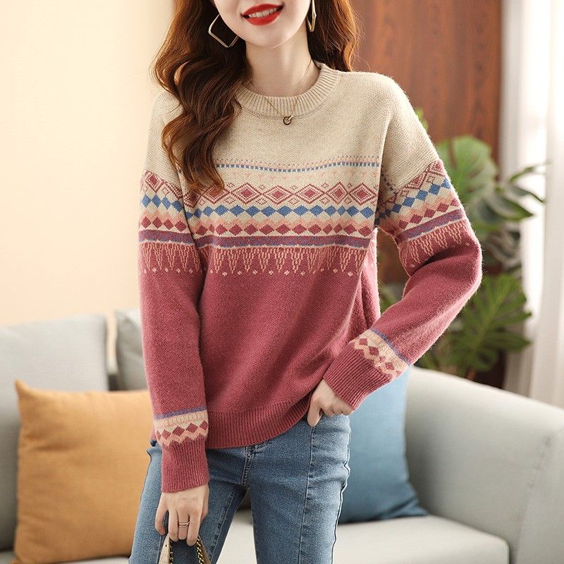 เสื้อสเวตเตอร์ไหมพรมผู้หญิง คอ - Winter Clothing Sale Women บทวิจารณ์และราคา