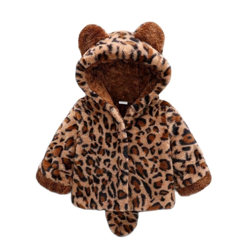 1 2 3 4ปีตุ๊กตาเด็กเสื้อเสือดา - Winter Clothing Baby Girl บทวิจารณ์และราคา