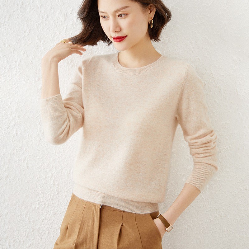 เสื้อสเวตเตอร์คอวีทรงเข้ารูปสี - Winter Clothing Sale Women บทวิจารณ์และราคา