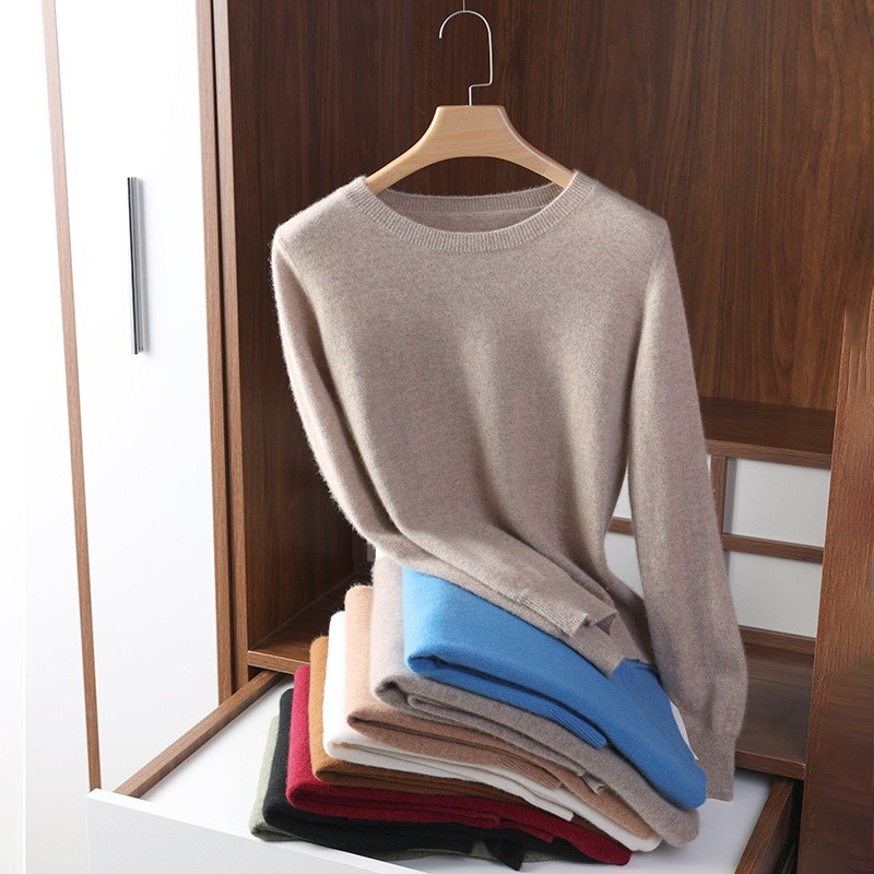 เสื้อสเวตเตอร์คอวีทรงเข้ารูปสี - Winter Clothing Sale Women บทวิจารณ์และราคา