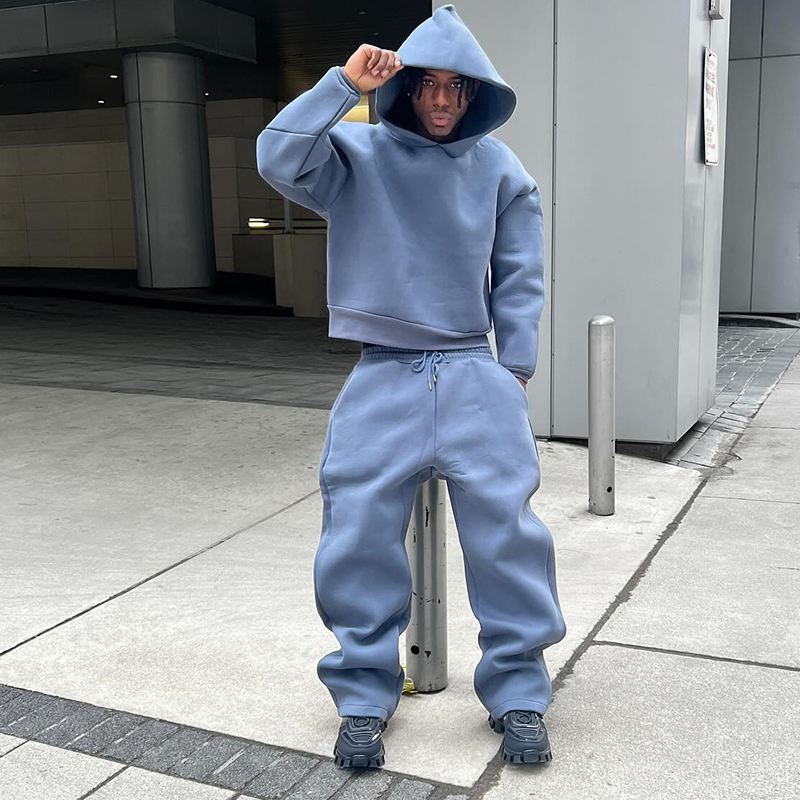 ผู้ชายHoodieชุดสีทึบกีฬาสไตล์P - Winter Clothing Website บทวิจารณ์และราคา