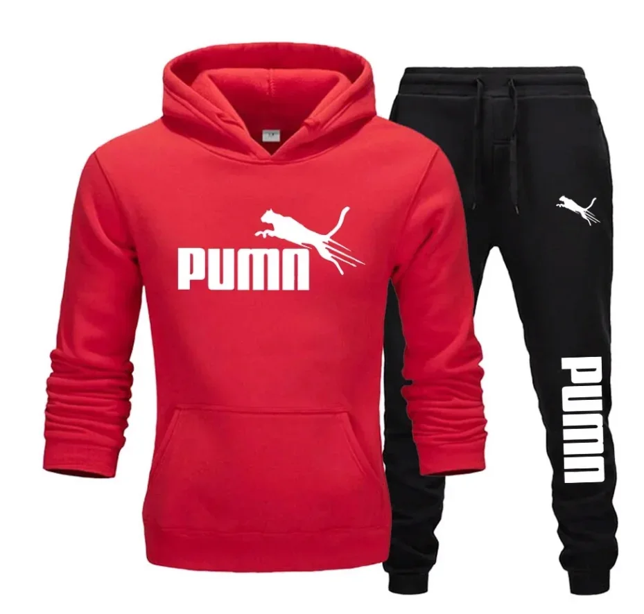 ชุดเสื้อฮู้ดผู้ชายใหม่ + กางเก - Winter Clothing For Men บทวิจารณ์และราคา
