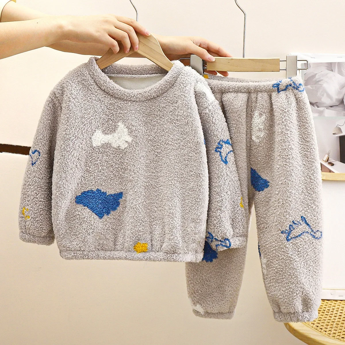 ชุดนอนเด็กแบบใหม่เด็กหญิงเด็กช - Winter Clothing Baby Girl บทวิจารณ์และราคา