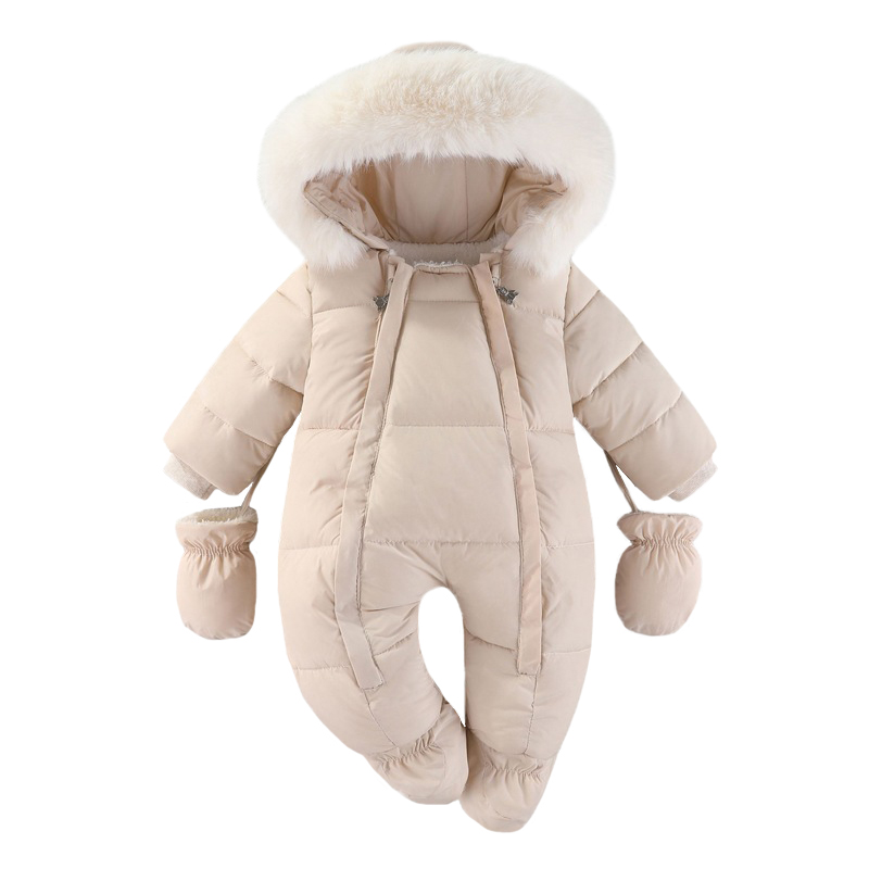 ชุดหมีทารกแรกเกิดฤดูหนาวพร้อมถ - Winter Clothing Baby Girl บทวิจารณ์และราคา